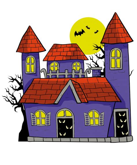 Haunted House Horror Scene Halloween Free Svg File Svg Heart