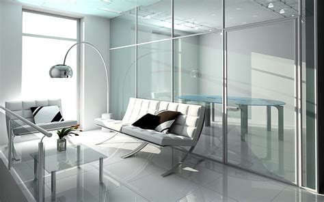 Modern Bright Interior Office White Design Interior Of The