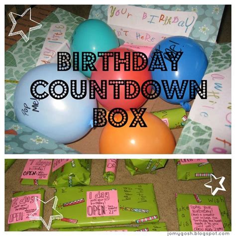 Birthday Countdown Box Birthday Countdown Countdown Ts 16th