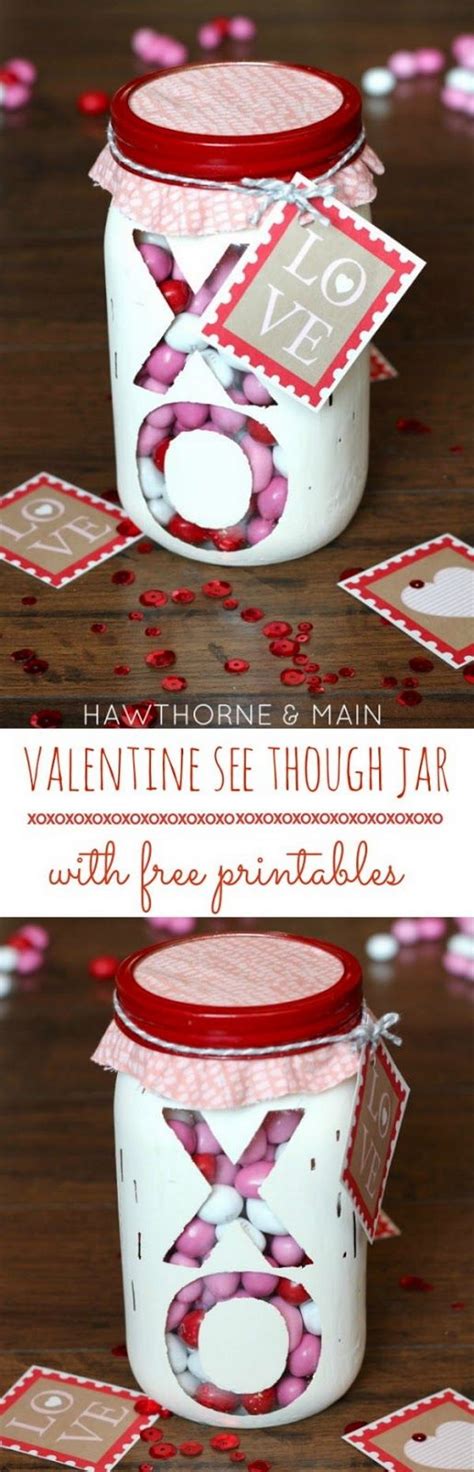 Chocolate and roses are fine, but you want enchanting. 50+ Valentine's Day Mason Jar Ideas & Tutorials - Noted List