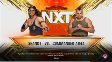 Wwe2k23 Shanky Vs Commander Azeez Youtube