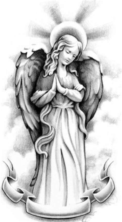 View 25 Guardian Angel Praying Angel Tattoo Designs