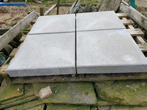 Concrete Paving Slabs 400mm X 400mm X 63mm Thick Garden Or Driveway