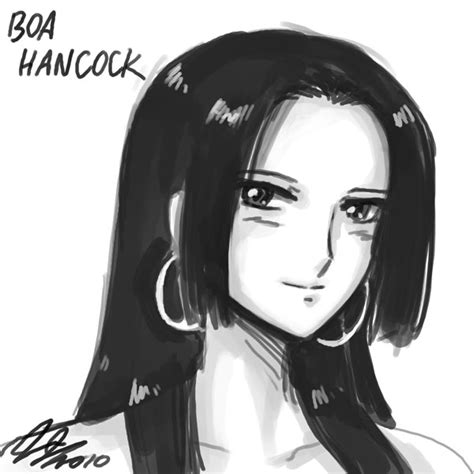 Boa Hancock Head Sketch By Johnjoseco On Deviantart