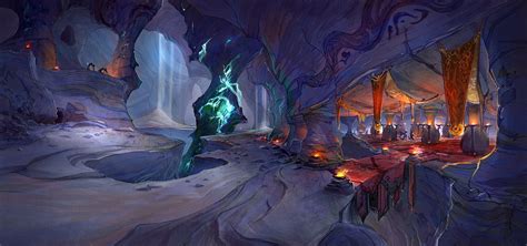 Dungeon Concept Art World Of Warcraft Battle For Azeroth Art Gallery
