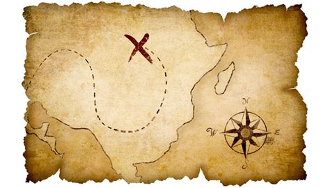 Treasure Map Png Posted By Kristine Richard