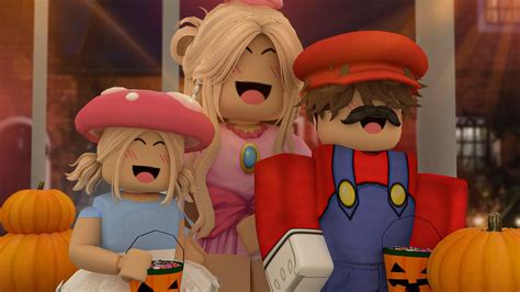 Our Family Went Trick Or Treating Haunted House Roblox