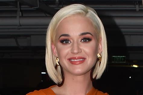 Katy Perry Takes Her Chunky Knit Dress And ‘ugly Sandals To Vote
