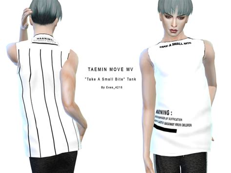 K Pop Take A Small Bite Tank By Eves4216 At Tsr Sims 4 Updates