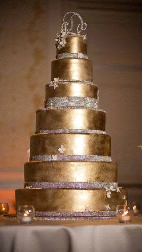 Wedding Cake Gold Naked Wedding Cake Gold Wedding Cake Golden Wedding Beautiful Wedding Cakes