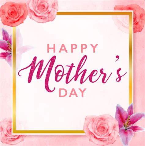 Free Mothers Day Greeting Card Template Vector Titanui