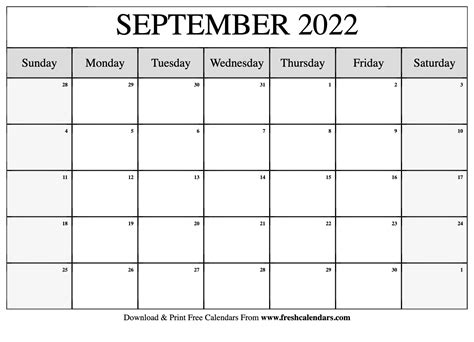 September 2022 Calendar Free Blank Printable Templates September 2022