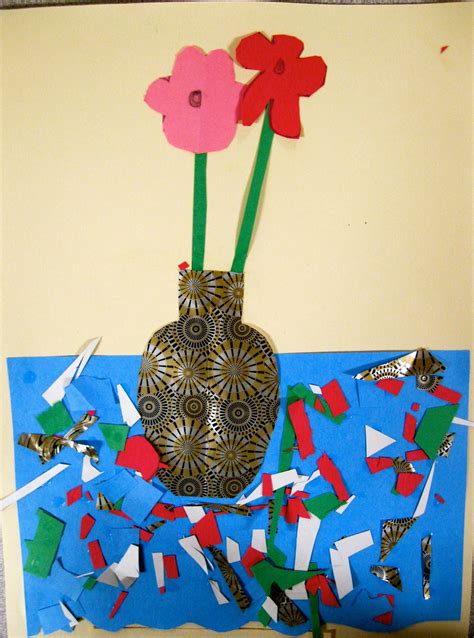 Angie Villa Art And Education Still Life Collage 4th Grade