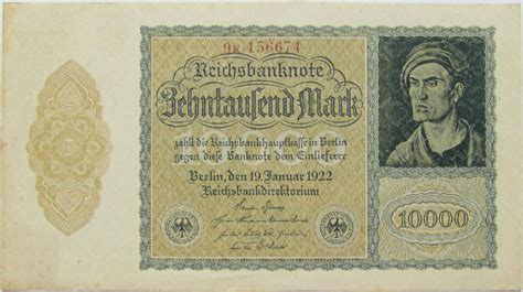 10,000 Mark (Reichsbanknote; small issue) - Germany - 1871-1948 - Numista
