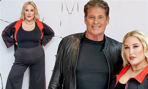 David Hasselhoff Supports Daughter Hayley As She Promotes Plus Size Activewear In Nyc Daily