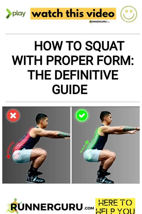 How To Squat With Proper Form The Definitive Guide Runnerguru
