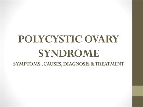 Ppt Polycystic Ovary Syndrome Powerpoint Presentation Free Download