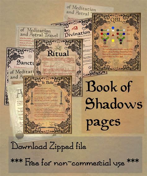 Book of Shadows 05 compendium by Sandgroan on DeviantArt