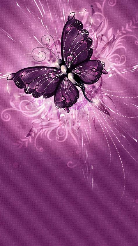 Purple Butterfly Aesthetic Wallpapers Wallpaper Cave