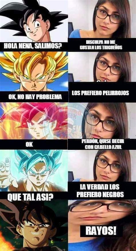 Goku Y Su Cabello Memes De DBZ Sigueme Memes Divertidos Memes