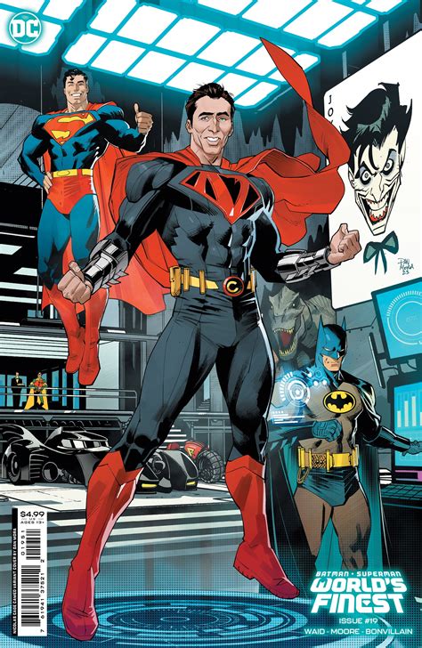 Batman Superman Worlds Finest 19 C Dan Mora Nicolas Cage Super Variant