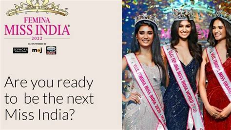 Femina Miss India 2022 The Beauty Pageant Is Back Know How To Apply