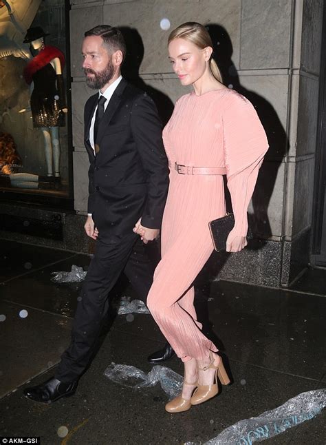 Kate Bosworth Wears An Unusual Winged Peach Dress At Ny Launch Daily