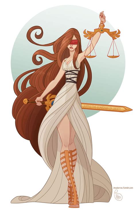 Commission Lady Of Justice By Meomai On Deviantart