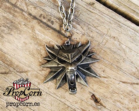 The Witcher Geralts Medallion School Of The Wolf Pendant