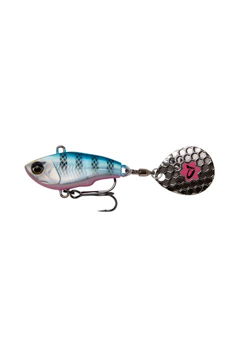 Savage Gear Fat Tail Spin Blue Silver Pink