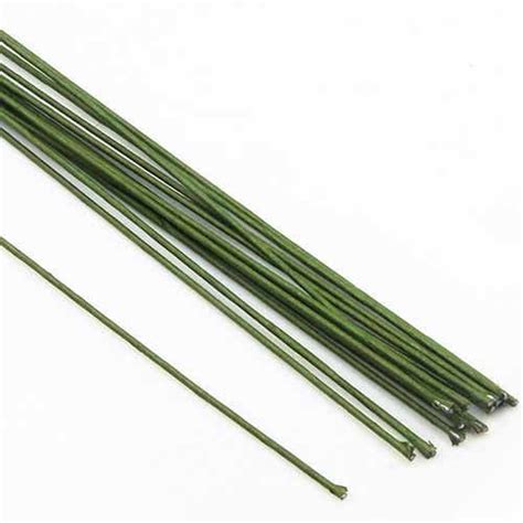 Florist Wires Dark Green 15 Pieces Length 40cm Diameter 2mm Approximate