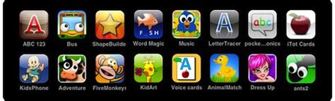 The digital library has hundreds of apps, games, tv shows, movies, and books. Top 25 iPhone Apps for Kids - samluce.com