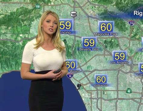 Meteorologist Evelyn Taft Works For Cbs2 Sexiest Weather Girls In The