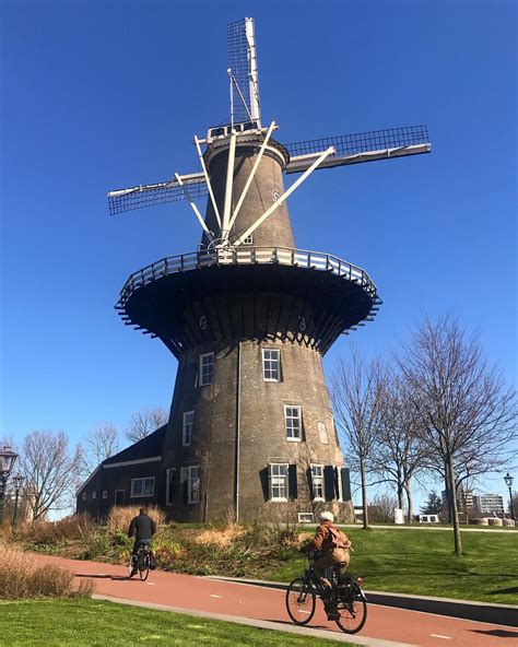 De Valk Molen One Of Several Windmills Around Leiden Netherlands Leiden Netherlands Travel