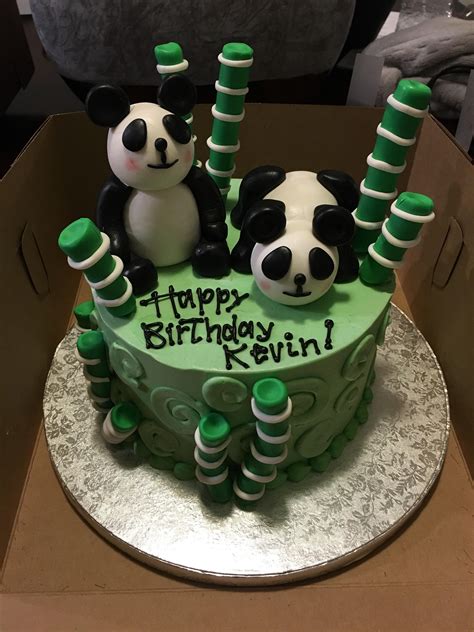 [I ate] A birthday cake with pandas on itFood for Healthy Living Home