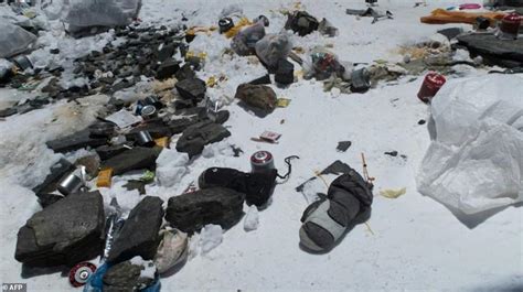 Shocking Images Reveal How Tourists Have Transformed Mount Everest Into