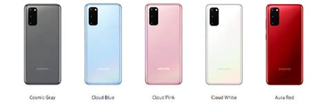 Find out how they both look like in real life! Samsung S20 colours: All the colors for the new Samsung ...
