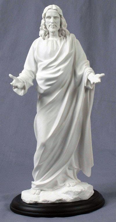 Welcoming Christ Veronese White Resin Statue 125