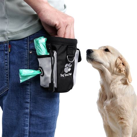 Dog Treat Training Pouch Bag Pet Dispenser Snack Waist Bag Pet Treat