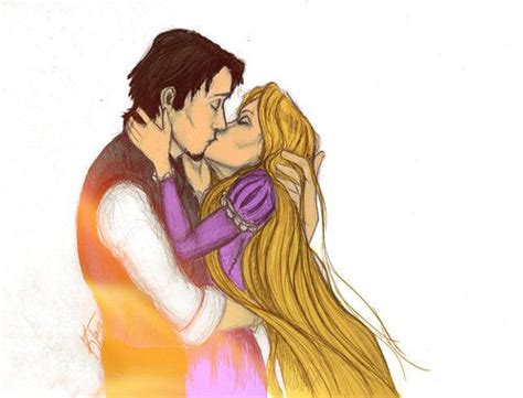 Rapunzel And Eugene Disney Fan Art Disney Kiss Disney Tangled
