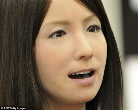 The Worlds Sexiest Robot Geminoid F Turns Heads In China Daily Mail Online