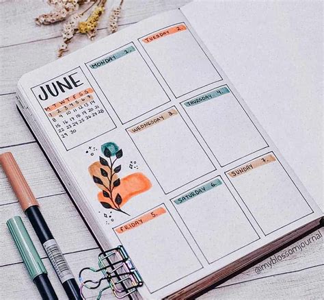 Gorgeous And Easy Bullet Journal Weekly Spreads To Try Right Now Masha Plans