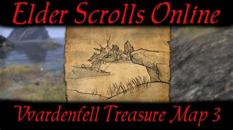 Vvardenfell Treasure Map Elder Scrolls Online Eso Youtube