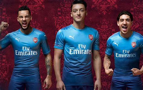Arsenal infant 17/18 home kit. Kind Of Blue: Arsenal Officially Unveil Their Shiny New ...