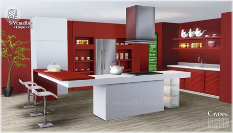 Nov 21, 2020 by mincsims. My Sims 3 Blog: Cayenne Kitchen Set by Simcredible Designs
