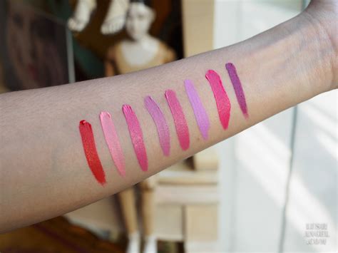 ofra liquid lipstick review swatches lush angel