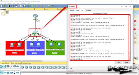 Vlan Basic Configuration With Cli Cisco Packet Tracer Tutorial Images
