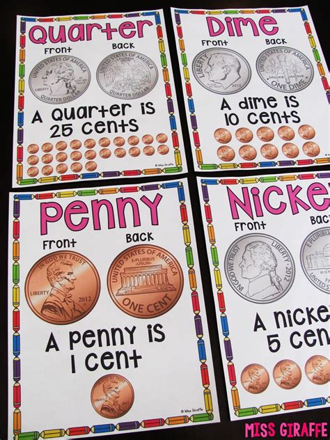 Coin Activities For First Grade