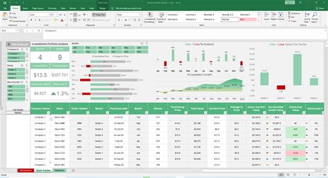 Stock And Crypto Portfolio Tracker For Excel Simple Sheets