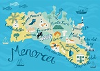 Mapa ilustrada de Menorca - Menorca Infinita
